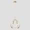 CEILING LIGHT FIXTURE HANGING S1 LED 42W 400x400x300 4000K GOLD MATT 144-15027