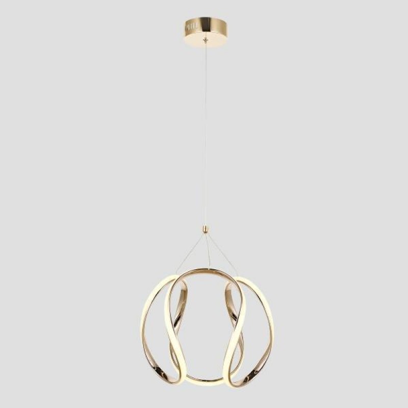 CEILING LIGHT FIXTURE HANGING S1 LED 42W 400x400x300 4000K GOLD MATT 144-15027