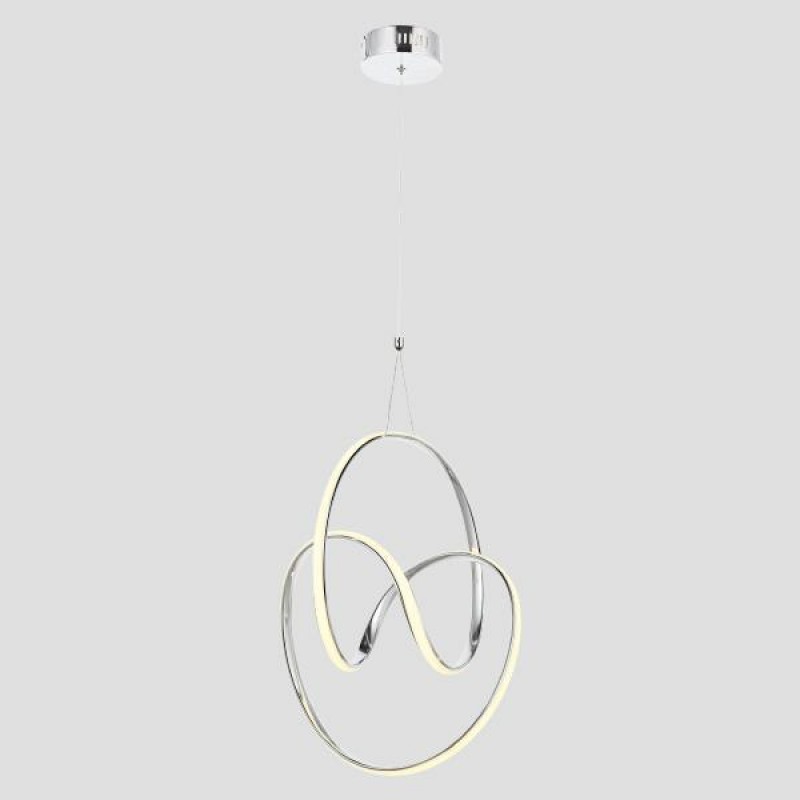 CEILING LIGHT FIXTURE HANGING Q2 LED 40W 400x400x300 4000K NICKEL 144-15030 CEILING LIGHT FIXTURE HANGING Q2 LED 40W 400x400x300 4000K NICKEL 144-15030
