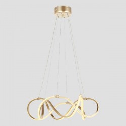 LIGHT FIXTURES HANGING OVAL LED CCT 54W450x450x200 3000-4000-6000K GOLD MATT 144-15033 LIGHT FIXTURES HANGING OVAL LED CCT 54W450x450x200 3000-4000-6000K GOLD MATT 144-15033