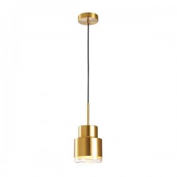 ПЕНДЕЛ HANGING E14 ЗЛАТИСТ Φ13X16CM ПЕНДЕЛ HANGING E14 ЗЛАТИСТ Φ13X16CM