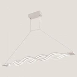 LIGHT FIXTURES HANGING LINEAR LED 60W 3000Κ 100x10x120 WHITE 144-16000 LIGHT FIXTURES HANGING LINEAR LED 60W 3000Κ 100x10x120 WHITE 144-16000