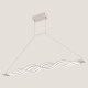 LIGHT FIXTURES HANGING LINEAR LED 60W 3000Κ 100x10x120 WHITE 144-16000