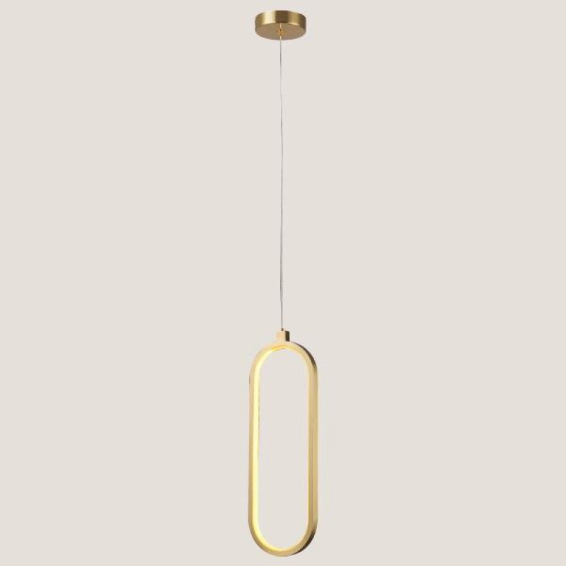 LIGHT FIXTURES HANGING LINEAR LED 16W 16x49 GOLD 3CCT 144-16012 LIGHT FIXTURES HANGING LINEAR LED 16W 16x49 GOLD 3CCT 144-16012