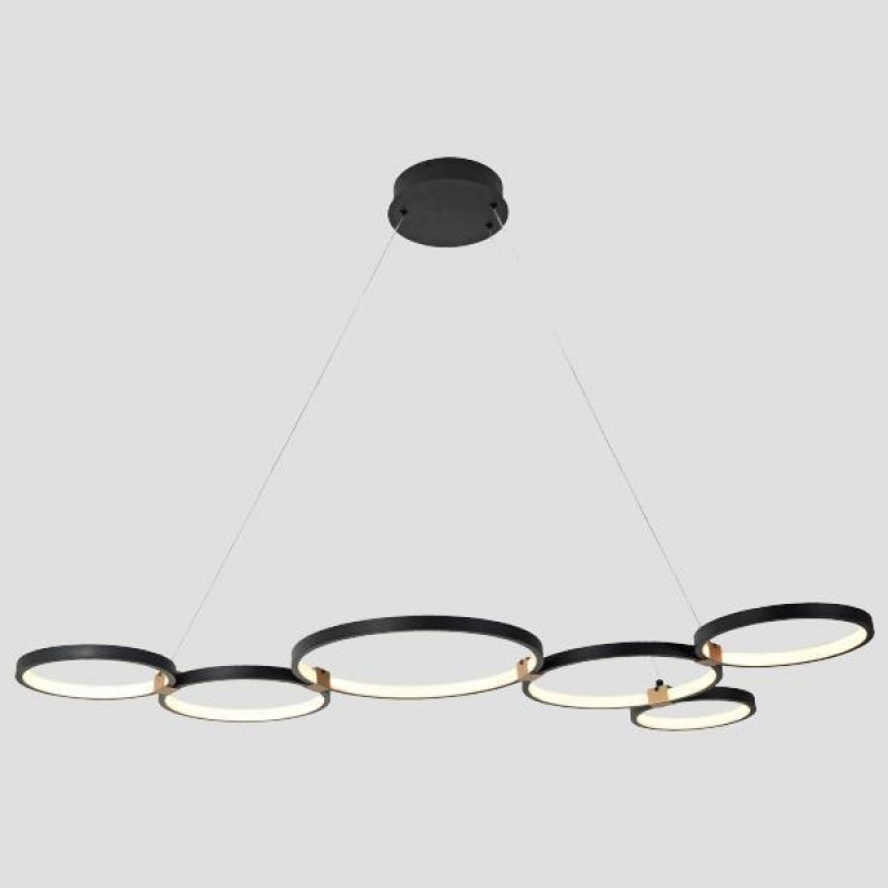 LIGHT FIXTURES HANGING LINEAR LED 90W 3000Κ 1200x400x1200 BLACK 144-16013 LIGHT FIXTURES HANGING LINEAR LED 90W 3000Κ 1200x400x1200 BLACK 144-16013