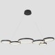 LIGHT FIXTURES HANGING LINEAR LED 90W 3000Κ 1200x400x1200 BLACK 144-16013 LIGHT FIXTURES HANGING LINEAR LED 90W 3000Κ 1200x400x1200 BLACK 144-16013