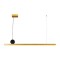 ПЕНДЕЛ ЛИНЕЕН LED 25W ЧЕРЕН 118CM