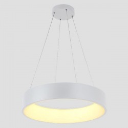 LIGHT FIXTURES HANGING ROUND LED 30W 3000Κ Φ45x15 WHITE 144-17010 LIGHT FIXTURES HANGING ROUND LED 30W 3000Κ Φ45x15 WHITE 144-17010