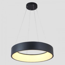 ПЕНДЕЛ LED КРЪГЪЛ 30W 3000K ЧЕРЕН