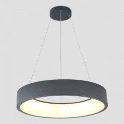 LIGHT FIXTURES HANGING ROUND LED 40W 3000Κ Φ60x15 GREY 144-17015 LIGHT FIXTURES HANGING ROUND LED 40W 3000Κ Φ60x15 GREY 144-17015