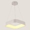 LIGHT FIXTURES HANGING SQUARE LED 30W 3000Κ 45x45x15 WHITE 144-17016