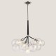 LIGHT FIXTURES HANGING 4xE27 Φ50x60 BLACK 144-20010