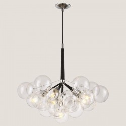 LIGHT FIXTURES HANGING 6xE27 Φ70x60 BLACK 144-20011 LIGHT FIXTURES HANGING 6xE27 Φ70x60 BLACK 144-20011