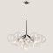 LIGHT FIXTURES HANGING 6xE27 Φ70x60 BLACK 144-20011
