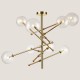 LIGHT FIXTURES HANGING 8xG4 125x75 GOLD 144-20016 LIGHT FIXTURES HANGING 8xG4 125x75 GOLD 144-20016