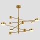 ПЕНДЕЛ TEN FOLD LED 60W ЗЛАТИСТ