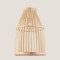 LIGHT FIXTURES HANGING SIMPLE E27 Φ29x16 WOOD 144-30002