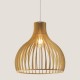 LIGHT FIXTURES HANGING SIMPLE E27 Φ350x370 WOOD 144-30004 LIGHT FIXTURES HANGING SIMPLE E27 Φ350x370 WOOD 144-30004
