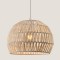 LIGHT FIXTURES HANGING SIMPLE E27 Φ360x260 WHITE ROPE 144-32001