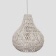 CEILING LIGHT FIXTURE SIMPLE Ε27 MAX40W Φ40x47cm WHITE ROPE 144-32004 CEILING LIGHT FIXTURE SIMPLE Ε27 MAX40W Φ40x47cm WHITE ROPE 144-32004