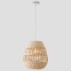 LIGHT FIXTURES HANGING SIMPLE E27  Φ30x35 RATTAN (WICKER) 144-33001
