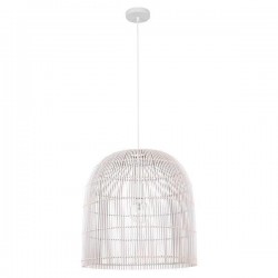 ПЕНДЕЛ RATTAN БЯЛ E27 60W D50X200 ПЕНДЕЛ RATTAN БЯЛ E27 60W D50X200