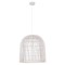 ПЕНДЕЛ RATTAN БЯЛ E27 60W D50X200