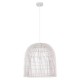 ПЕНДЕЛ RATTAN БЯЛ E27 60W D50X200 ПЕНДЕЛ RATTAN БЯЛ E27 60W D50X200