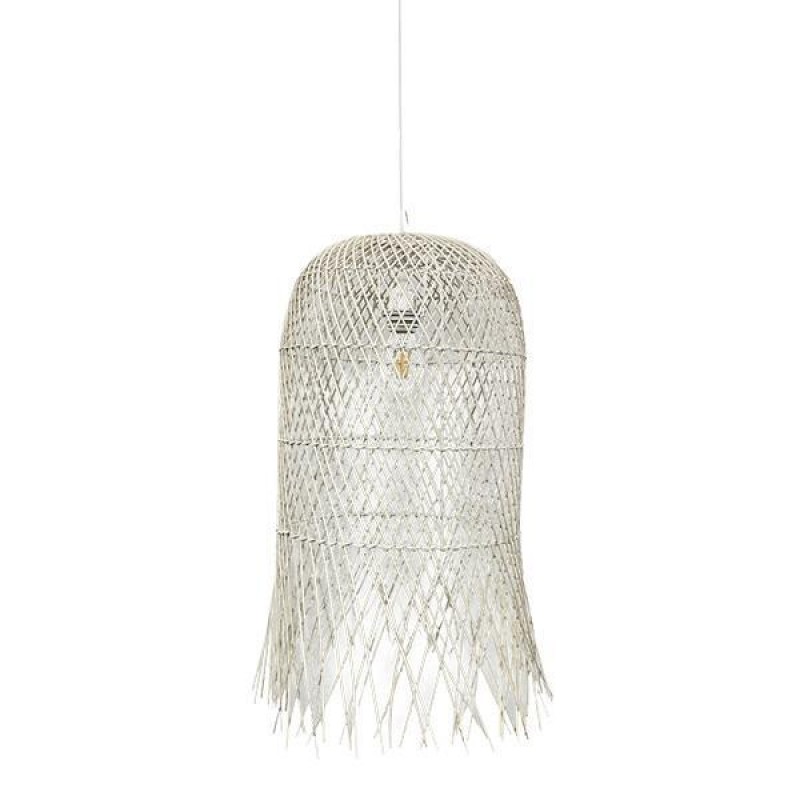 ПЕНДЕЛ RATTAN БЯЛ E27 60W