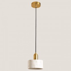 ПЕНДЕЛ SIMPLE E27 Ф15 ЗЛАТЕН/БЯЛ ПЕНДЕЛ SIMPLE E27 Ф15 ЗЛАТЕН/БЯЛ