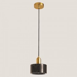 ПЕНДЕЛ SIMPLE E27 Ф15X18 ЗЛАТО/ЧЕРНО ПЕНДЕЛ SIMPLE E27 Ф15X18 ЗЛАТО/ЧЕРНО