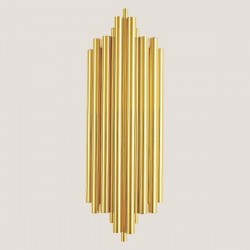 WALL MOUNTED FIXTURE 2xΕ14 22x56 GOLD 144-52004 WALL MOUNTED FIXTURE 2xΕ14 22x56 GOLD 144-52004