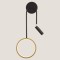 WALL MOUNTED STICK  LED A 13W 20x48 BLACK/GOLD 144-58006