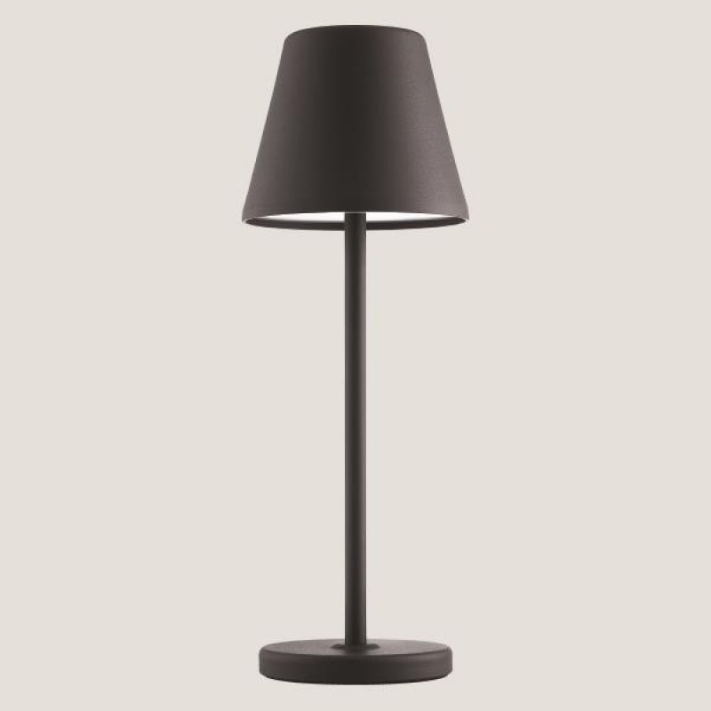 TABLE LAMP TOUCH RECHARGEABLE LED 2W 3000Κ IP54 BLACK 144-70001 TABLE LAMP TOUCH RECHARGEABLE LED 2W 3000Κ IP54 BLACK 144-70001