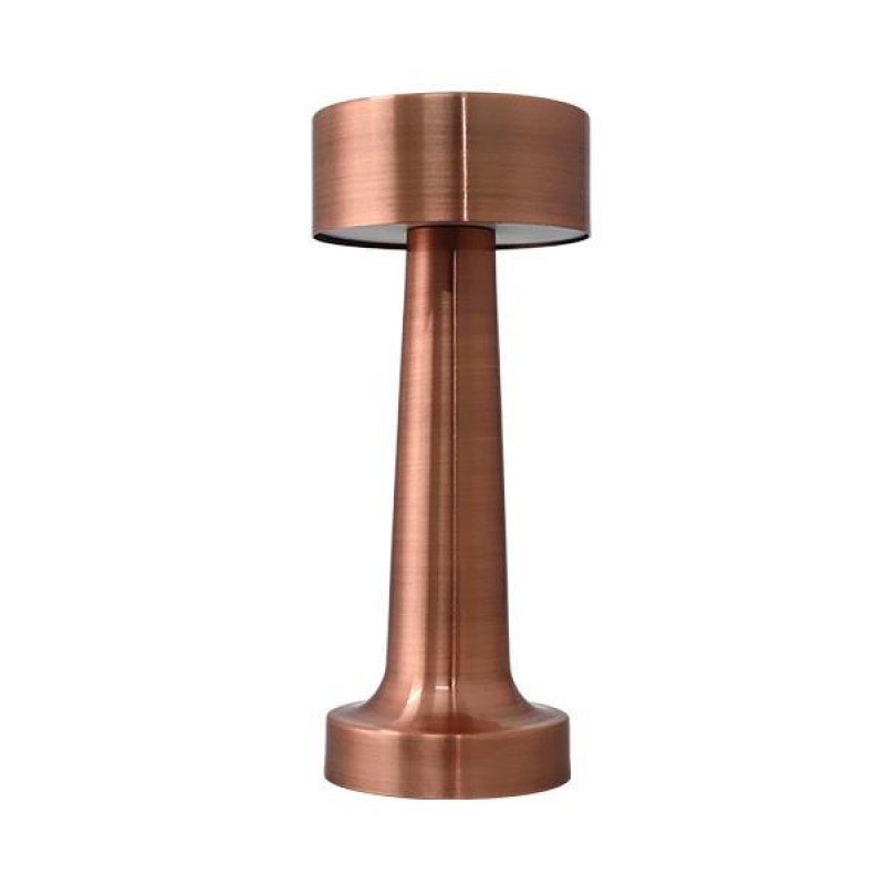 НАСТОЛНА LED ЛАМПА СЪС СЕНЗОР И АКУМУЛАТОР ROSE GOLD
