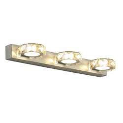 LED ОВАЛНО ОСВЕТЛЕНИЕ ЗА БАНЯ 9W 4000K НИКЕЛ
