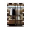 LED MAKE UP RECTANGULAR MIRROR  50x70 CM 144-88009