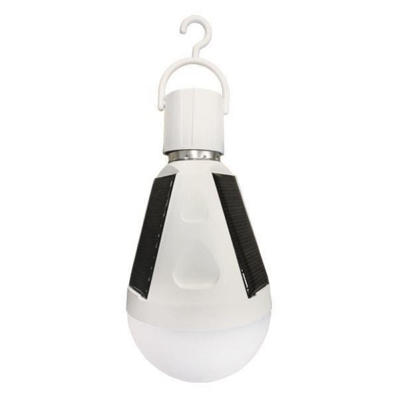 LED КРУШКА ЗА АВАРИЙНО ОСВЕТЛЕНИЕ 7W E27 СЪС СОЛАРЕН ПАНЕЛ