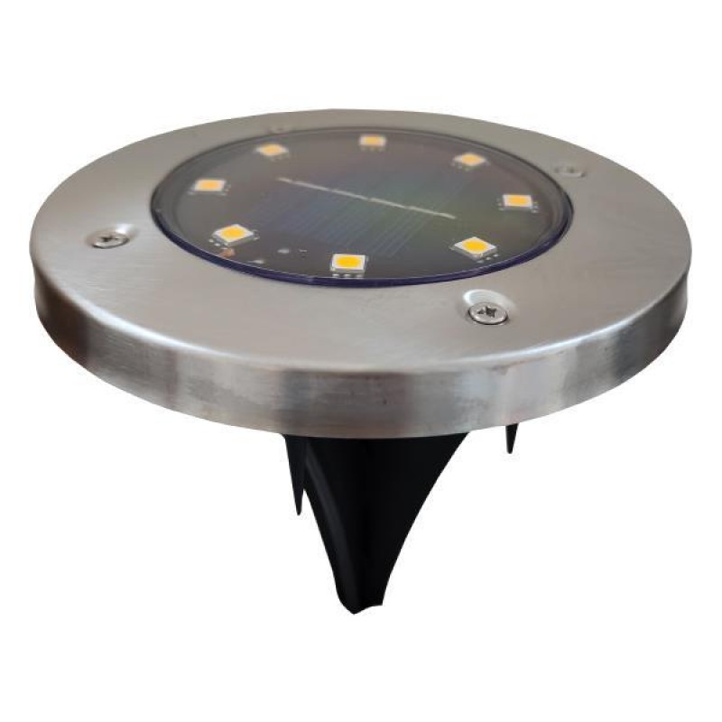 СОЛАРНА ЛАМПА ЗА ГРАДИНА Φ120X130MM 4000K