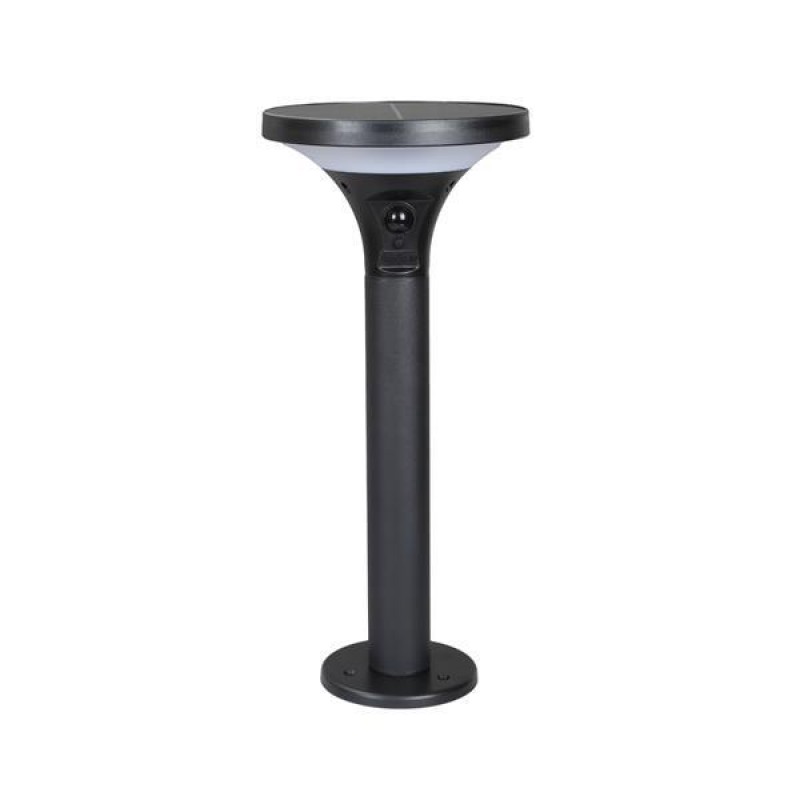 СОЛАРНА КОЛОНА С ДАТЧИК ЗА ДВИЖЕНИЕ 3,8W 500LM 3CCT IP44