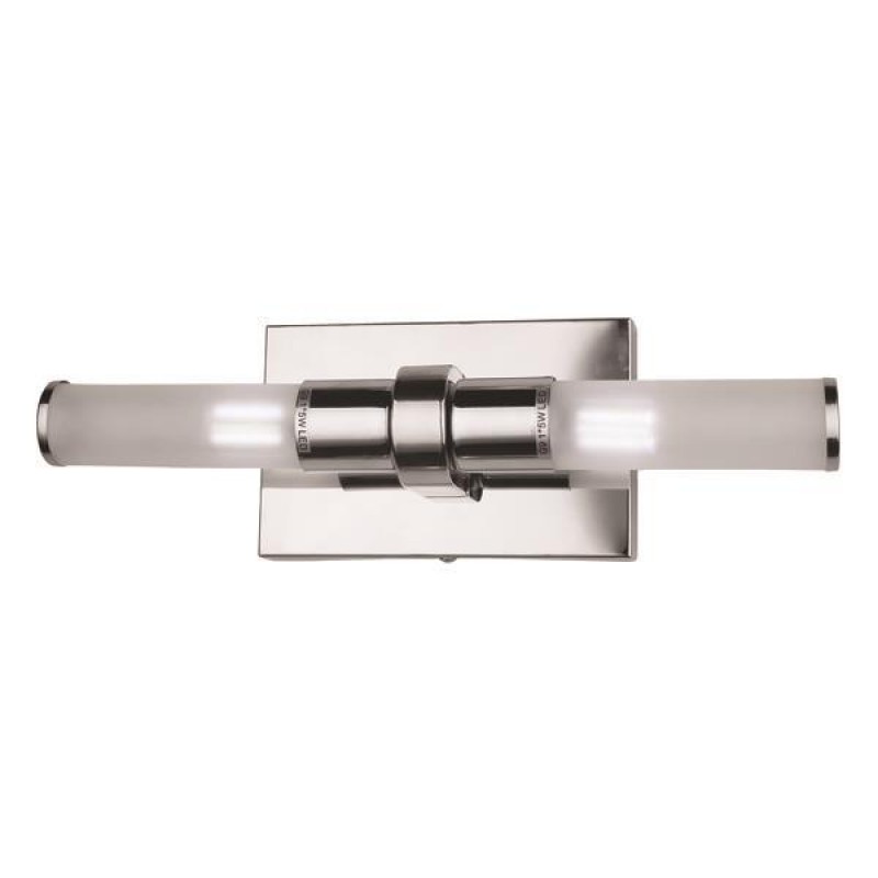 LIGHT FIXTURE FOR BATHROOM 2xG9 ΜΑX 5W 330x90x100 SATIN 145-21001 LIGHT FIXTURE FOR BATHROOM 2xG9 ΜΑX 5W 330x90x100 SATIN 145-21001