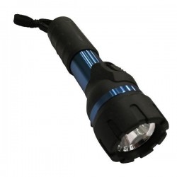 LED FLASHLIGHT ALUMINUM WATERPROOF BLUE 145-24520 LED FLASHLIGHT ALUMINUM WATERPROOF BLUE 145-24520