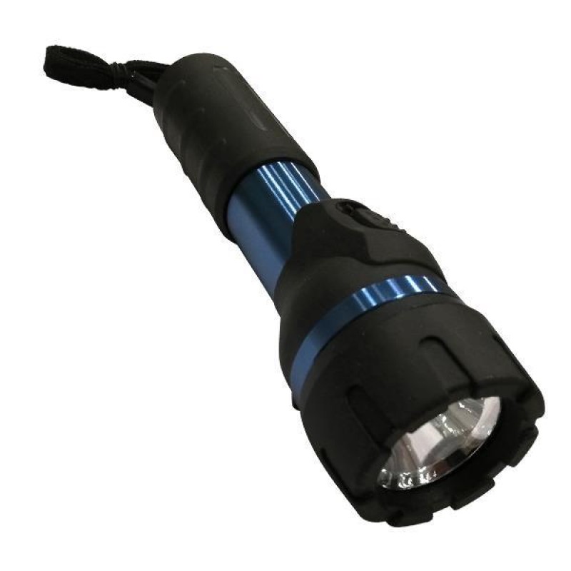LED FLASHLIGHT ALUMINUM WATERPROOF BLUE 145-24520