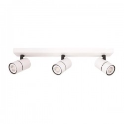 SPOT BAR TRIPLE GU10 WHITE/ BLACK 145-25008 SPOT BAR TRIPLE GU10 WHITE/ BLACK 145-25008