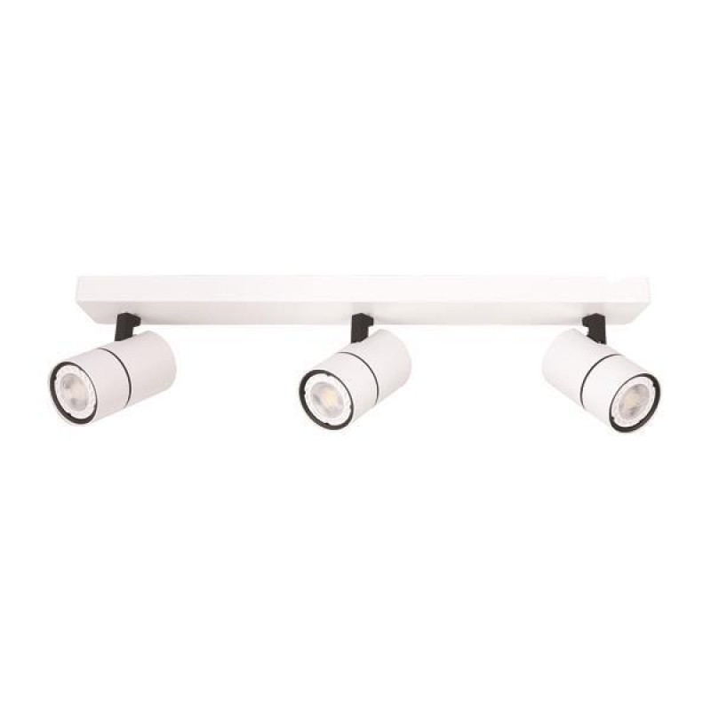 SPOT BAR TRIPLE GU10 WHITE/ BLACK 145-25008 SPOT BAR TRIPLE GU10 WHITE/ BLACK 145-25008