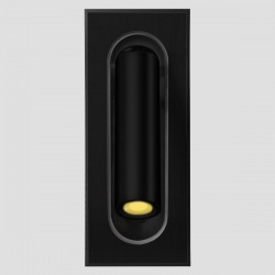 LED АПЛИК ЗА СТЕНА ВГРАДЕН 3W 3000K ЧЕРЕН LED АПЛИК ЗА СТЕНА ВГРАДЕН 3W 3000K ЧЕРЕН