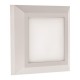 WALL MOUNTED LED SLIM STEP LIGHT 3W IP65 230V 3000K 125X125mm WHITE PRO 145-52004 WALL MOUNTED LED SLIM STEP LIGHT 3W IP65 230V 3000K 125X125mm WHITE PRO 145-52004