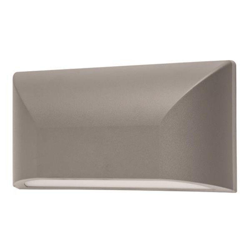 WALL MOUNTED LED SLIM STEP LIGHT 6W IP65 220-240V 3000K 220X51X113mm GREY PRO 145-52052 WALL MOUNTED LED SLIM STEP LIGHT 6W IP65 220-240V 3000K 220X51X113mm GREY PRO 145-52052