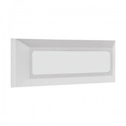 WALL MOUNTED LED SLIM STEP LIGHT 4W IP65 230V 3CCT 230X80mm WHITE PRO 145-52070 WALL MOUNTED LED SLIM STEP LIGHT 4W IP65 230V 3CCT 230X80mm WHITE PRO 145-52070