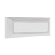 WALL MOUNTED LED SLIM STEP LIGHT 4W IP65 230V 3CCT 230X80mm WHITE PRO 145-52070 WALL MOUNTED LED SLIM STEP LIGHT 4W IP65 230V 3CCT 230X80mm WHITE PRO 145-52070